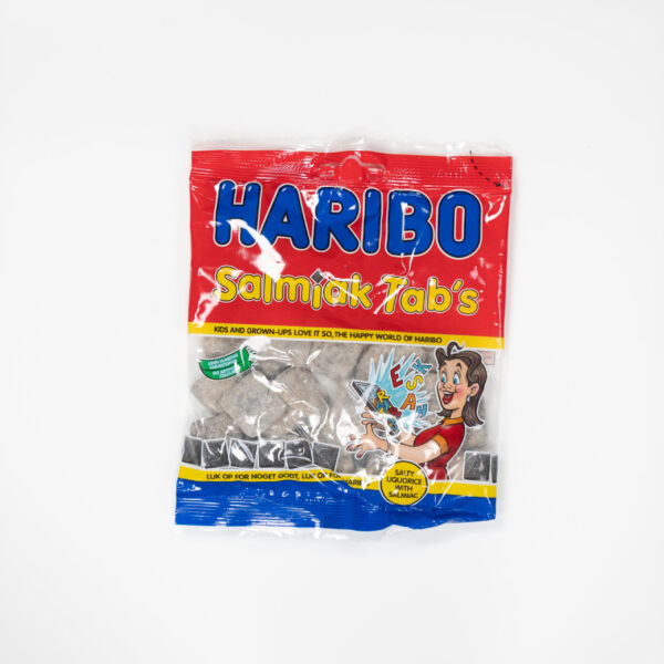 haribo salmiak tabs 120g scaled 1 Snold.dk